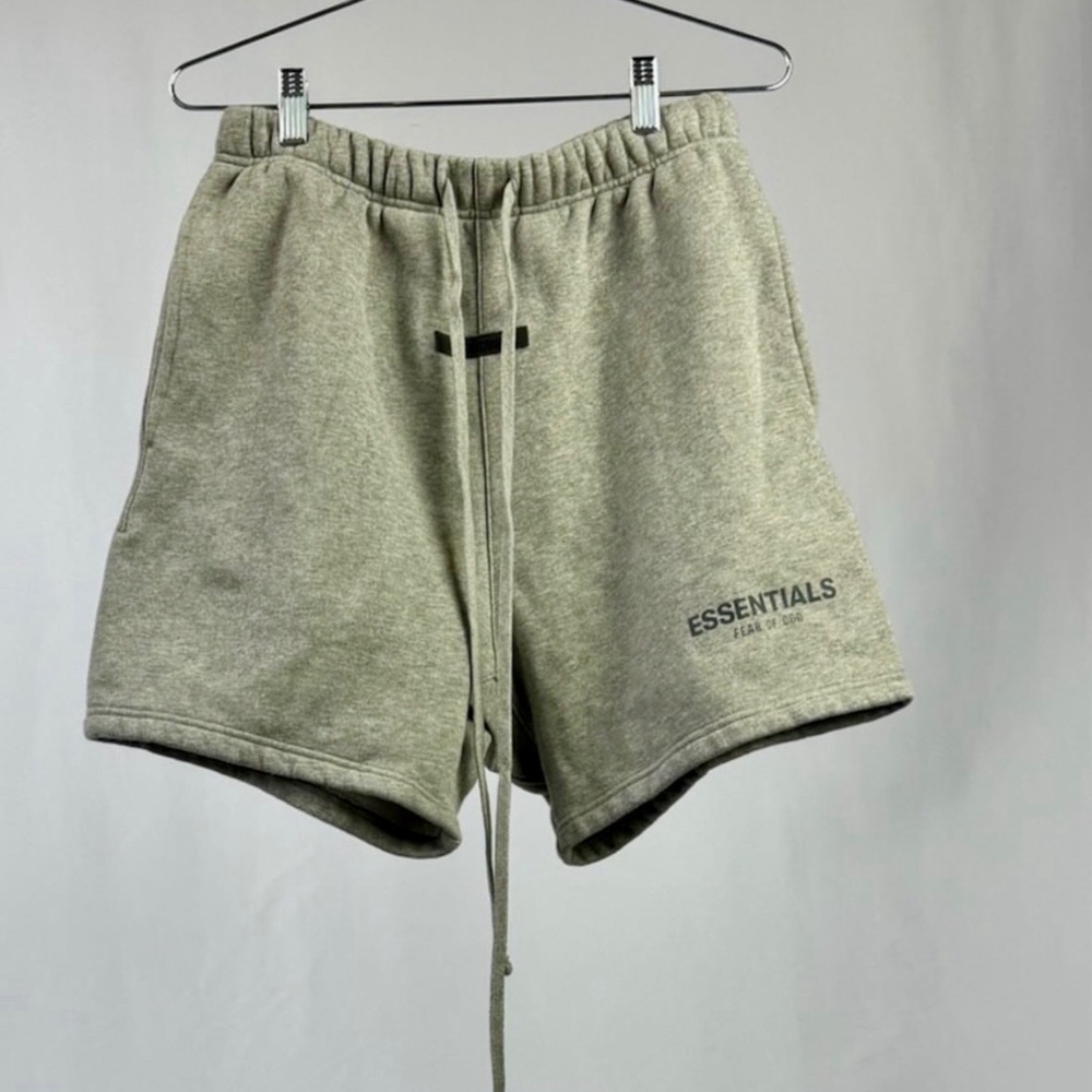Essentials drawstring shorts gray